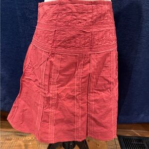 Prana Red Skirt
